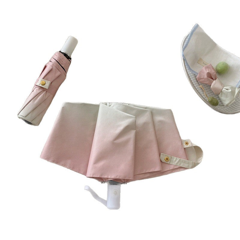 Women Folding Umbrella Bowlift