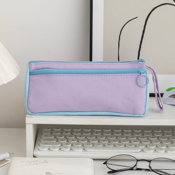 Durable Double-Zippered Pencil Pouch Bowlift