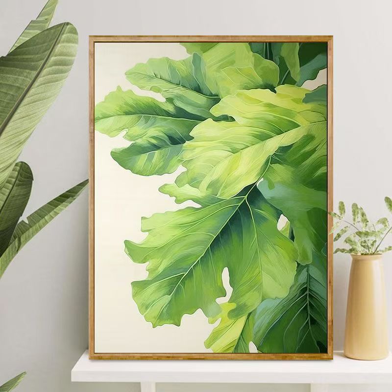 Tropical Leaf Canvas Artwork Bowlift