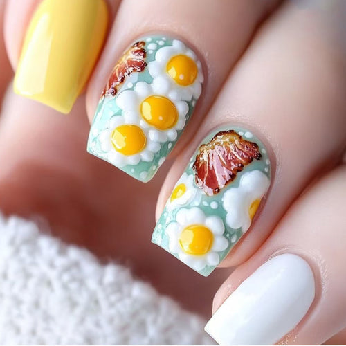 Fun Themed Press-On Nails Bowlift