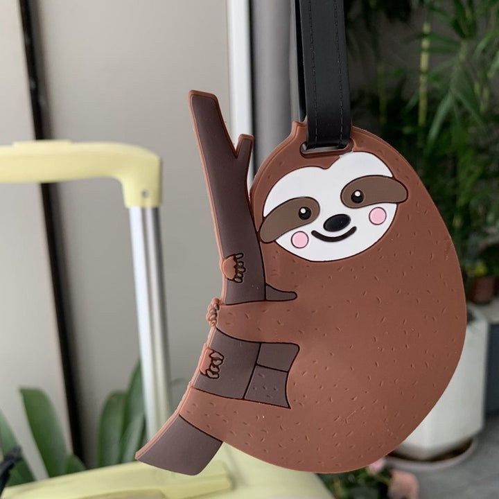 Cute Sloth-Shaped Luggage Tag Bowlift