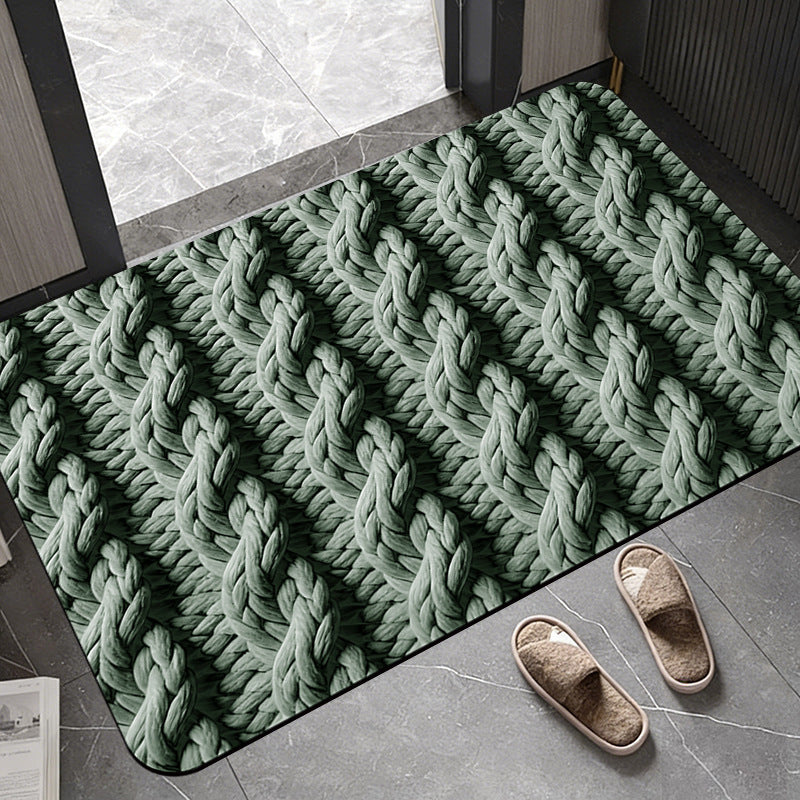 Plush Textured Door Mat