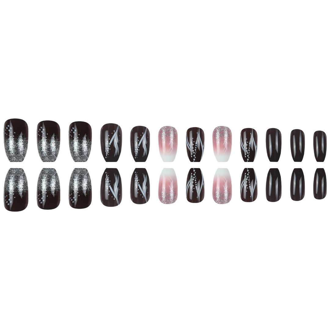 Glamorous Decorative Stiletto Press-On Nails Bowlift