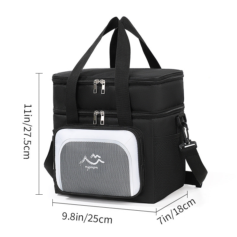 Multi-Compartment Insulated Lunch Cooler Bag Bowlift