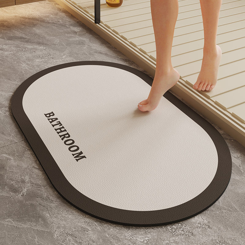 Absorbent Bathroom Mat Bowlift
