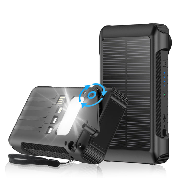 Solar-powered Power Bank by Bowlift