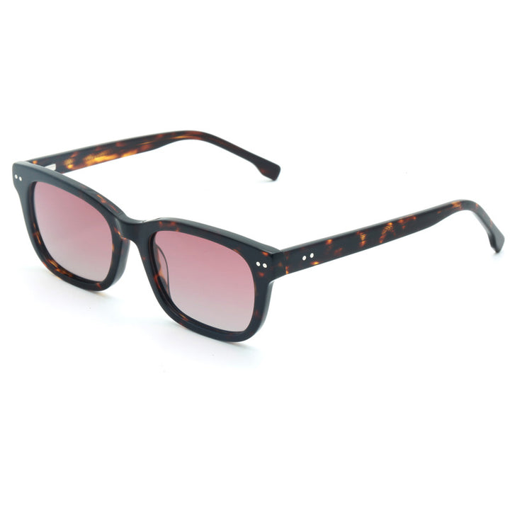Women's trendy square sunglasses with transparent frame Bowlift