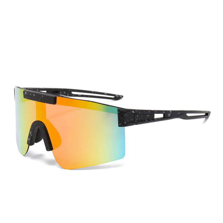Unisex Sporty Oversized Shield Sunglasses Bowlift