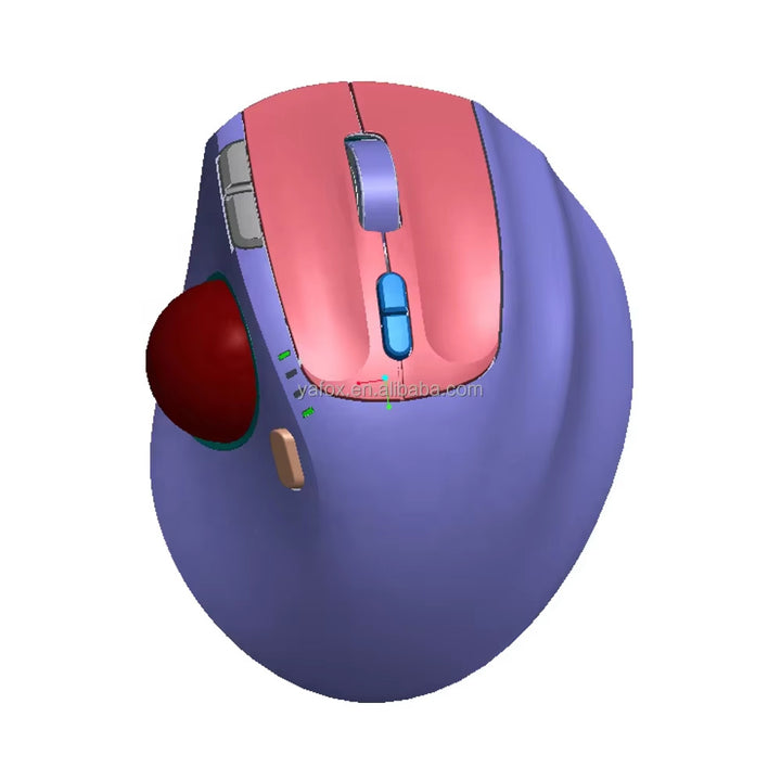 Ergonomic Trackball Mouse with Variable DPI Control Bowlift