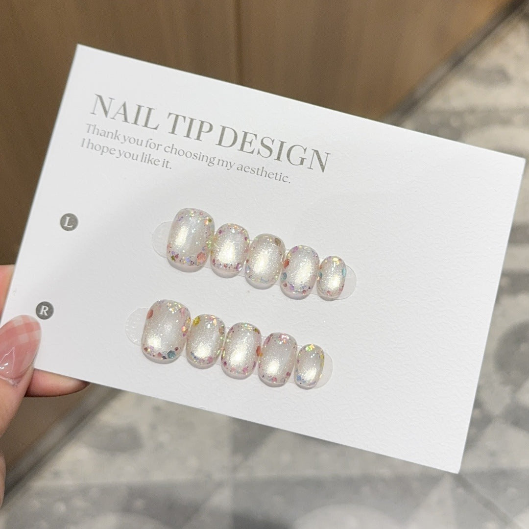 Glittering Press-On Nail Tips Bowlift