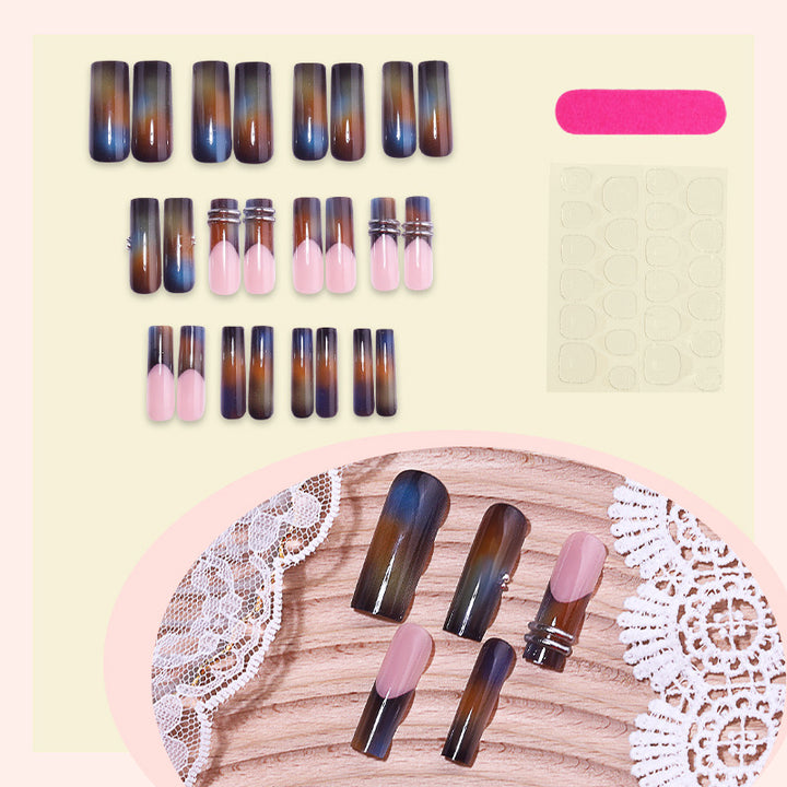 Ombre Press-On Nails Set Bowlift