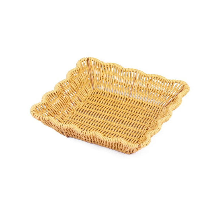 Heart-Shaped Woven Serving Tray Bowlift