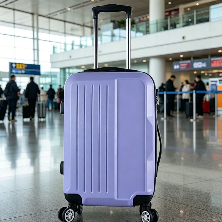 Unisex Compact Hard Shell Travel Suitcase Bowlift