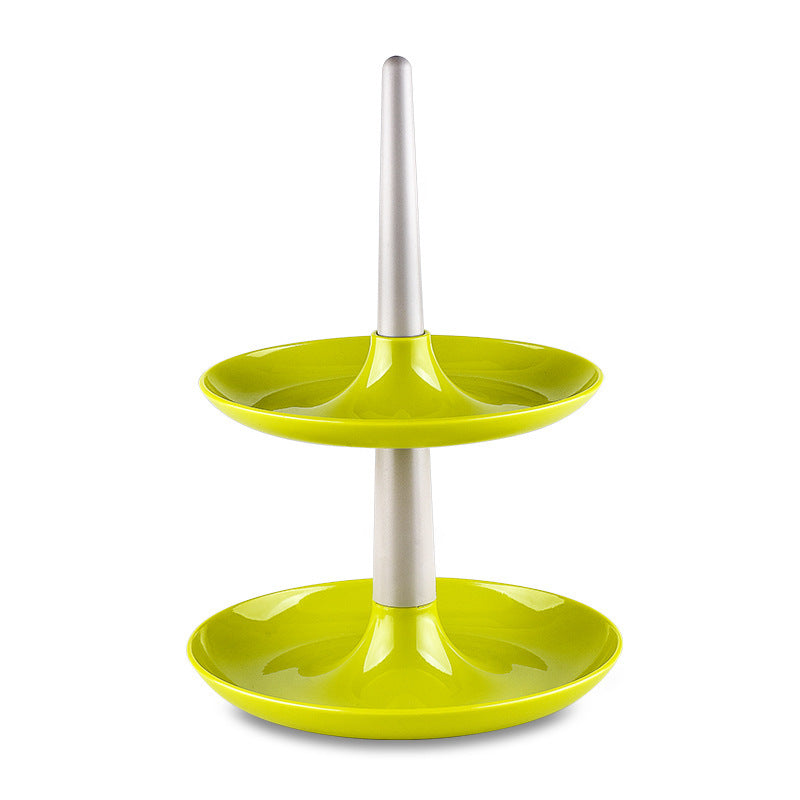 High-Quality Two-Tier Serving Stand Made of Porcelain Bowlift