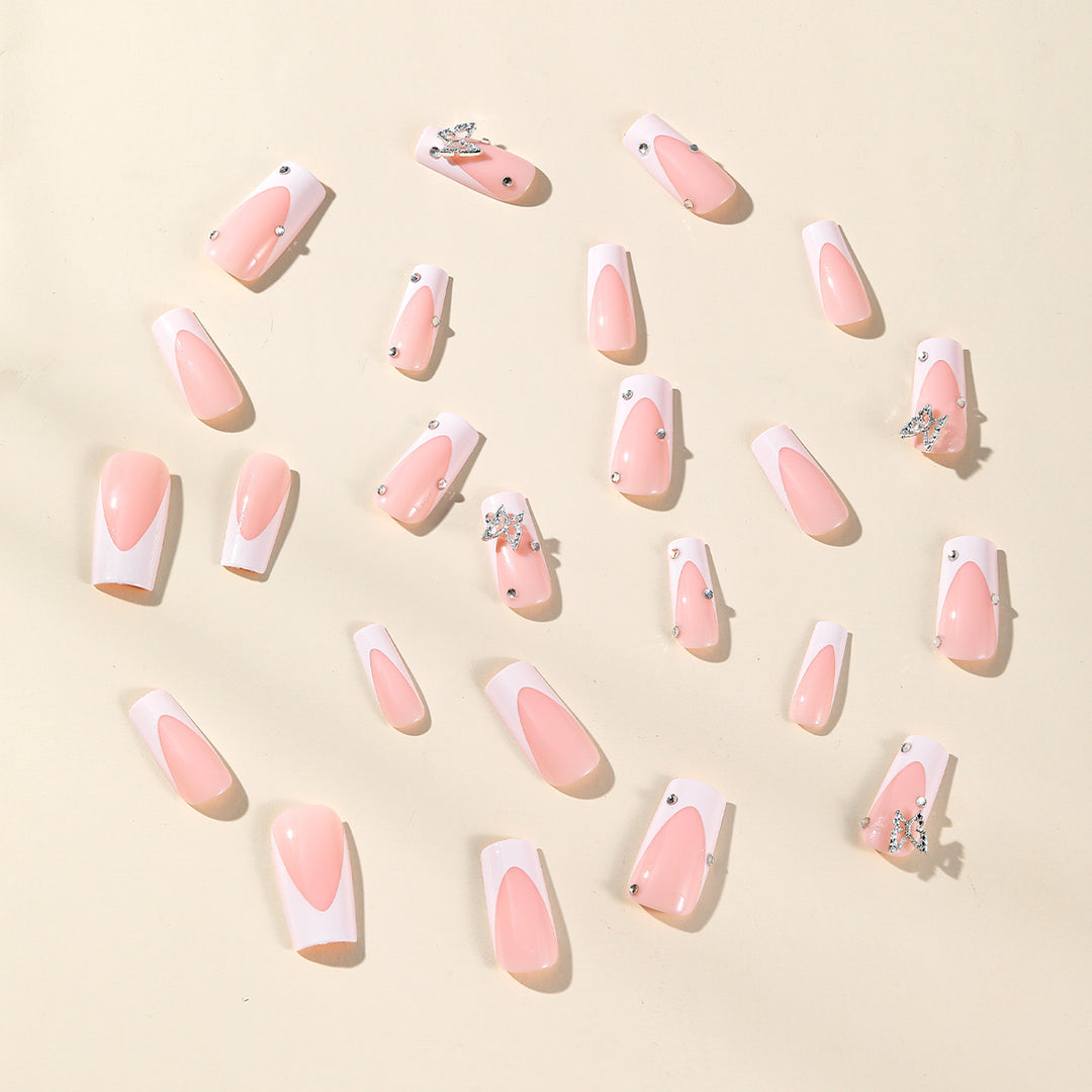 Elegant Stiletto Acrylic Nail Art Extensions Bowlift