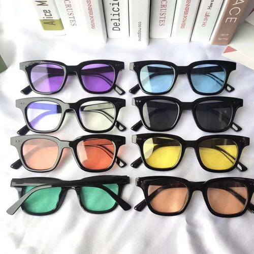 Women's fashionable retro sunglasses with sturdy plastic frame Bowlift