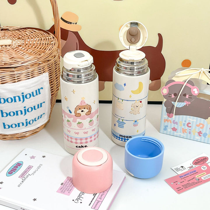 Ladies Insulated Drinking Bottle with Cute Design Bowlift