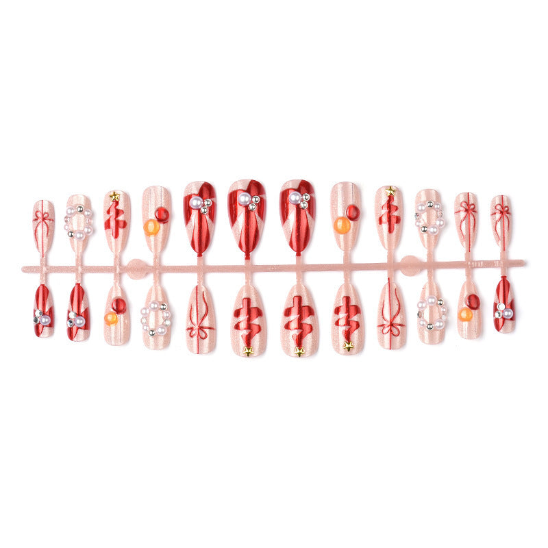 Glamorous Artificial Nails Set Bowlift