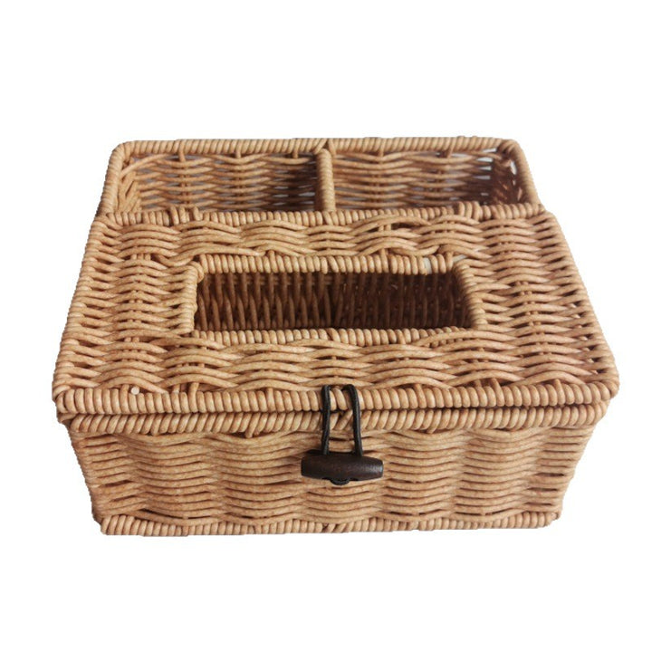 Multi-Compartment Woven Storage Organizer Bowlift