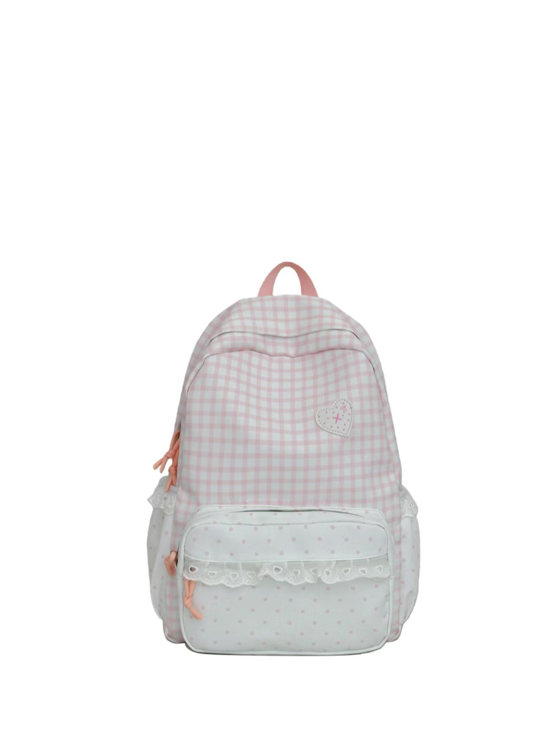 Charming Checkered Backpack Bowlift