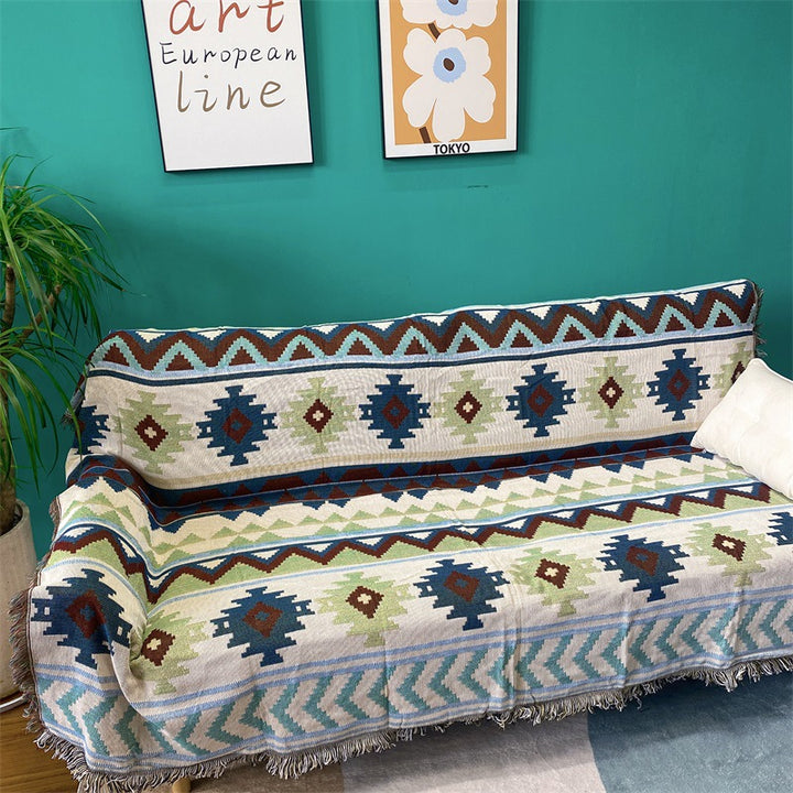 Artistic Woven Tapestry Throw