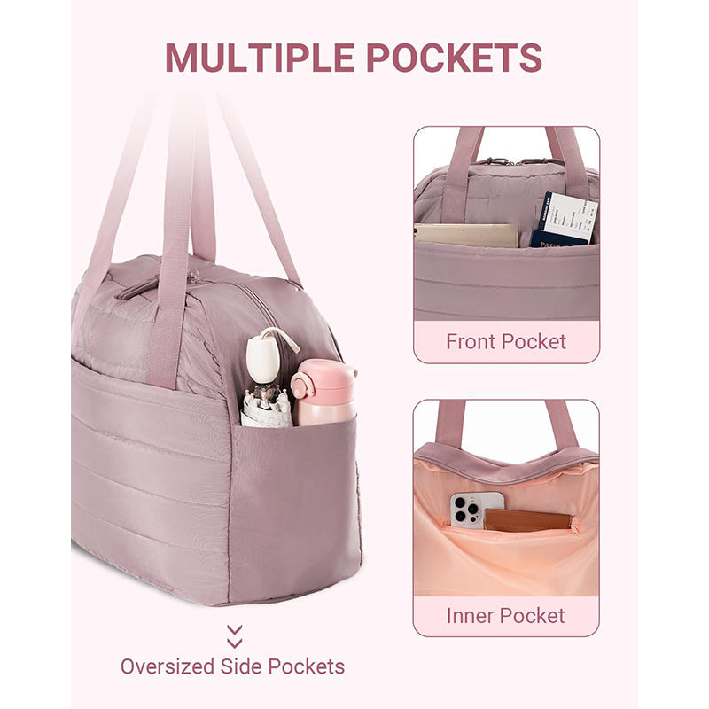 Practical and Stylish Travel Bag with Padded Interior Bowlift