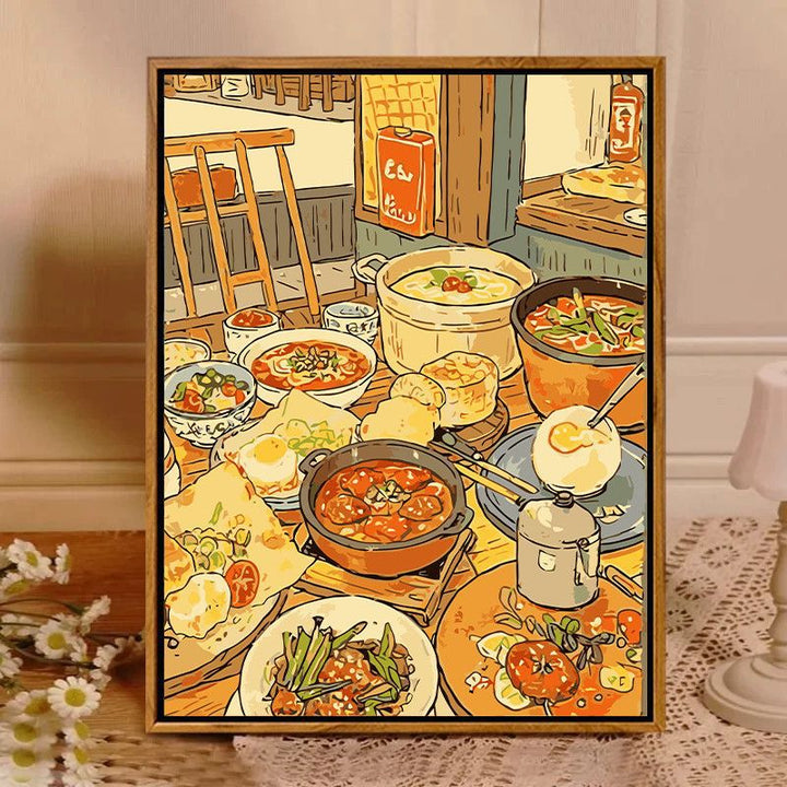 Gourmet Culinary Wall Art Print Bowlift