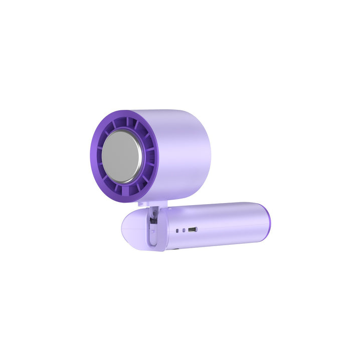 Unisex nan foldable portable handheld cooling fan with digital LED display and ice-sensing technology Bowlift