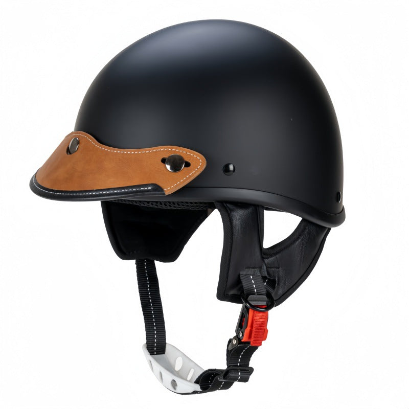 Retro Cruiser Motorcycle Helmet Bowlift