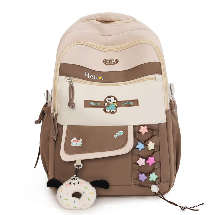 Playful Character Design School Backpack Bowlift