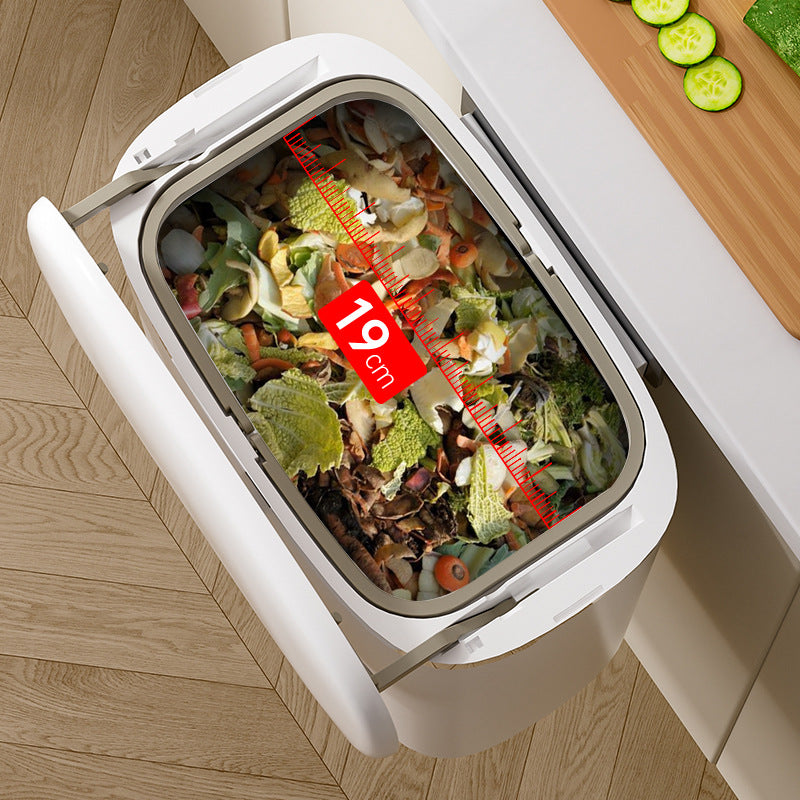 Women compact wall waste bin with lid and odor-tight system Bowlift