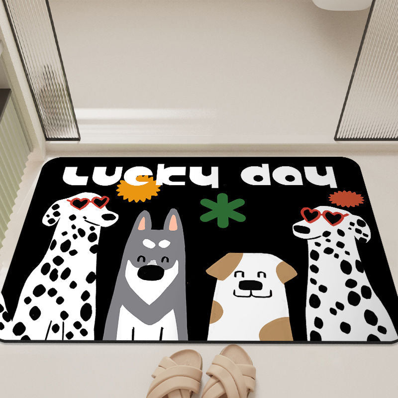 Cartoon-Inspired Bathroom Mat Bowlift