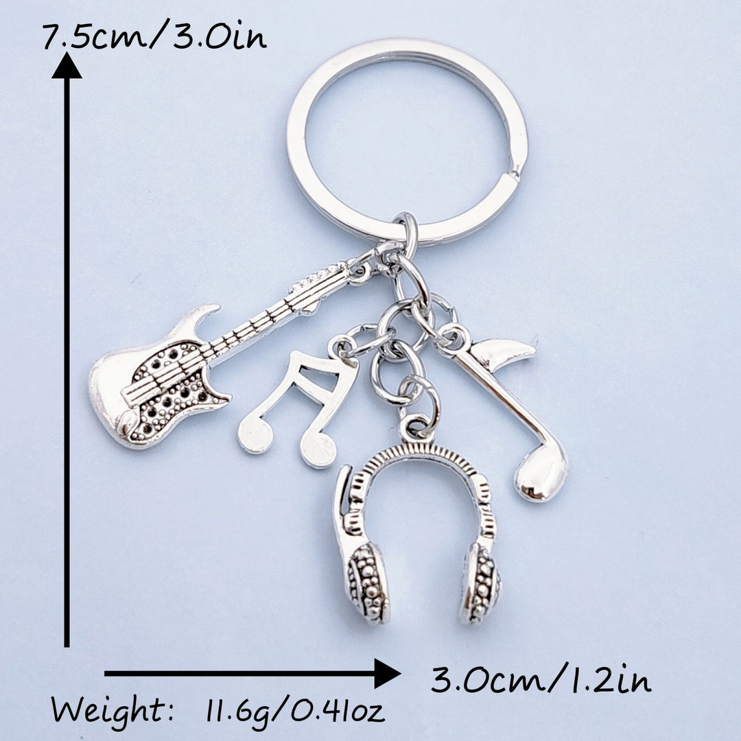 Keychain with musical instruments motifs Bowlift