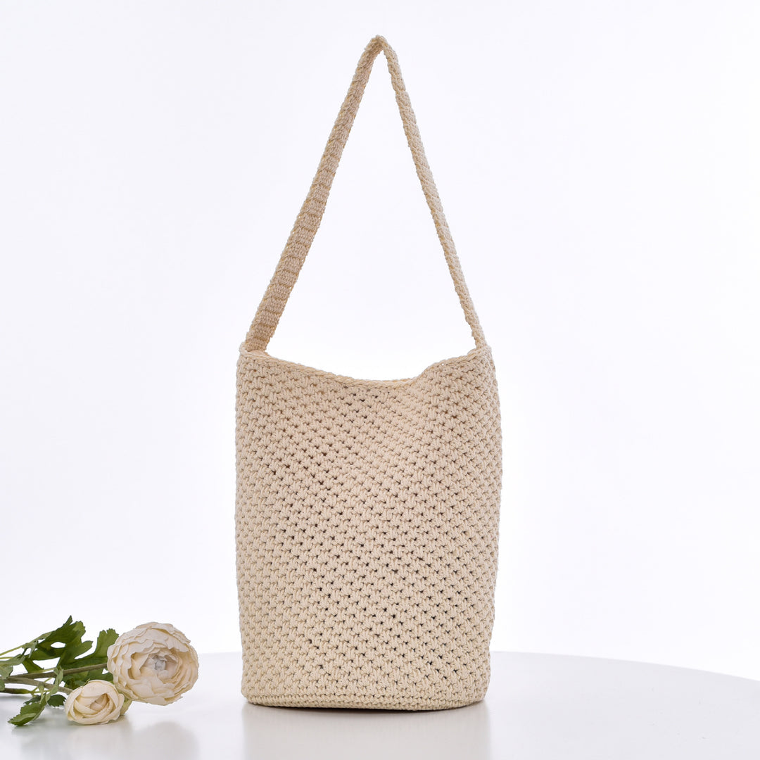 Crochet Tote Bag In Minimalist Design Bowlift