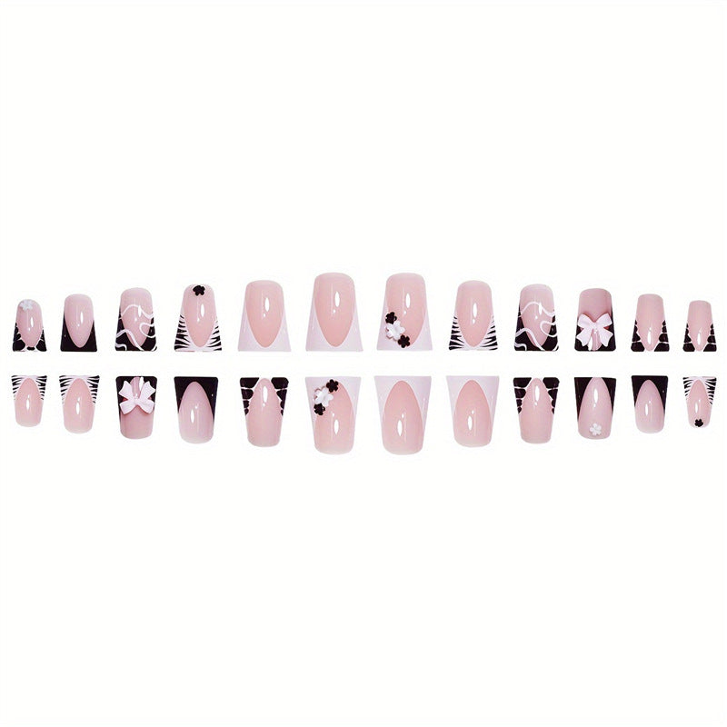 Artistic Floral Nail Wraps Bowlift