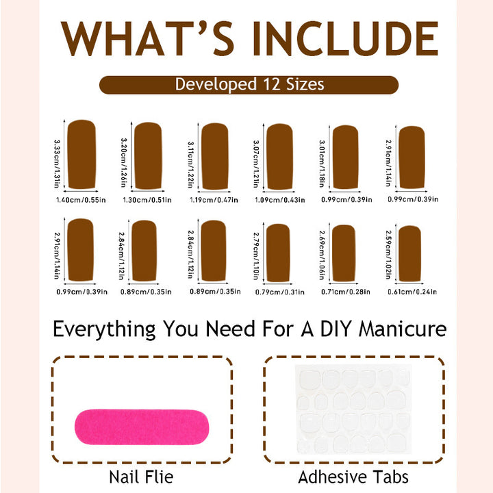 Artificial nail set with elegant gradient and decorative accents Bowlift