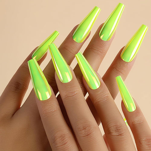 Glossy Artificial Nails Set Bowlift