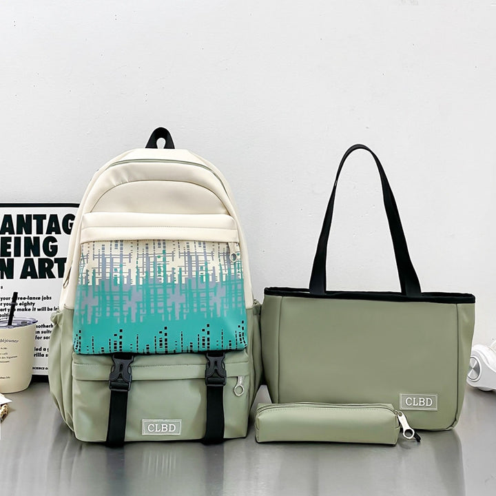 Multi-Pocket Travel Backpack Set