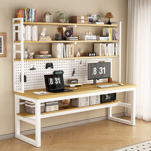 Multifunctional workspace with shelf Bowlift