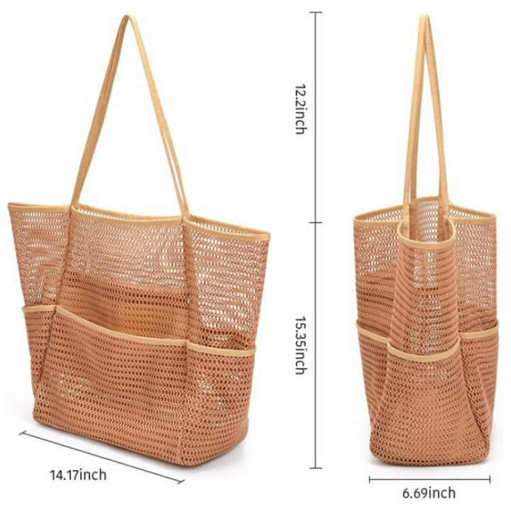 Practical Mesh Beach Bag Bowlift