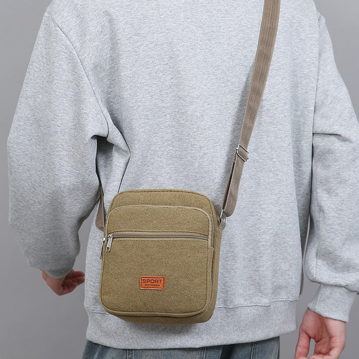 Versatile Canvas Crossbody Bag Bowlift