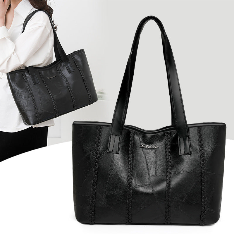 Elegant Braided Tote Bag Bowlift