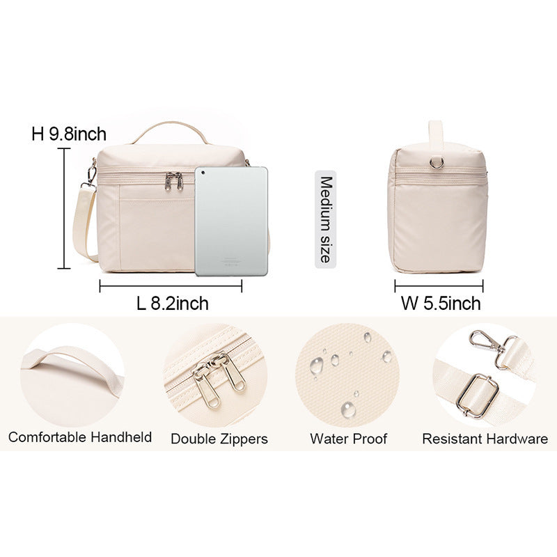 Practical cooler bag with insulating compartments Bowlift