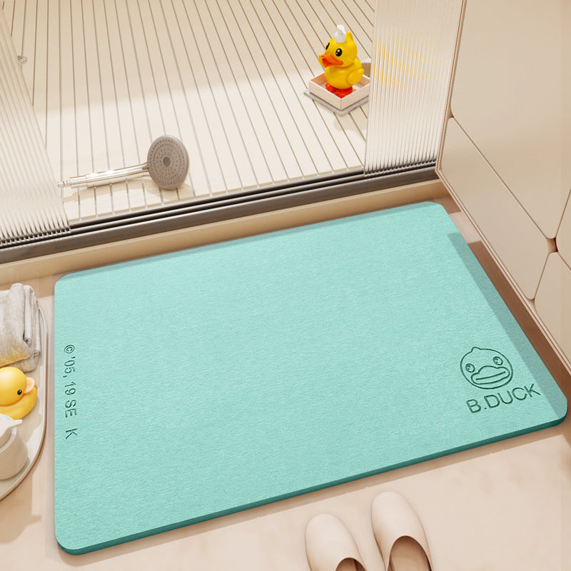 Playful Cartoon Bath Mat Bowlift