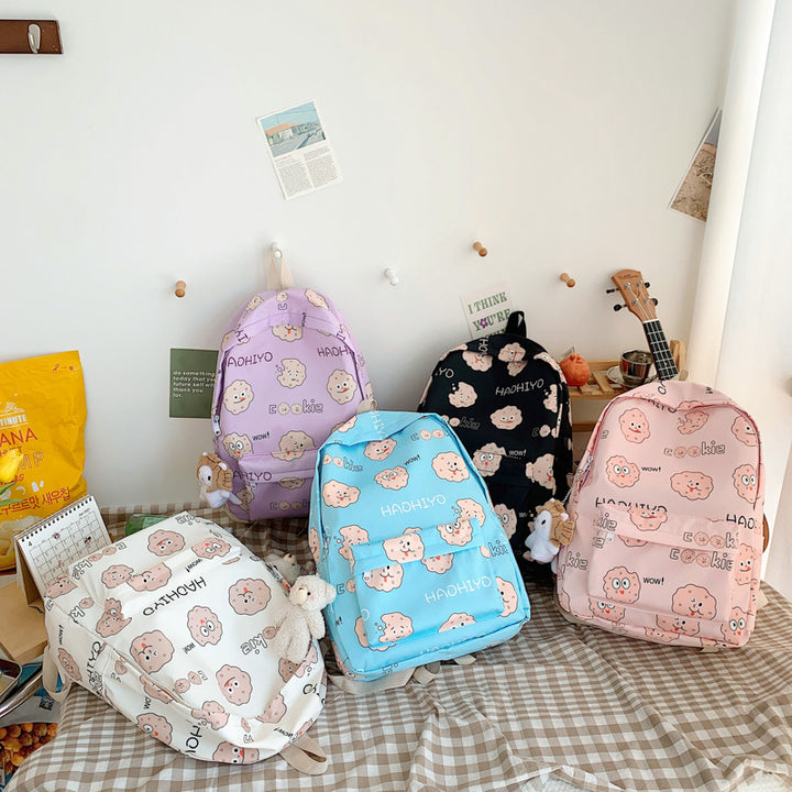Backpack with Cute Cookie Design Bowlift