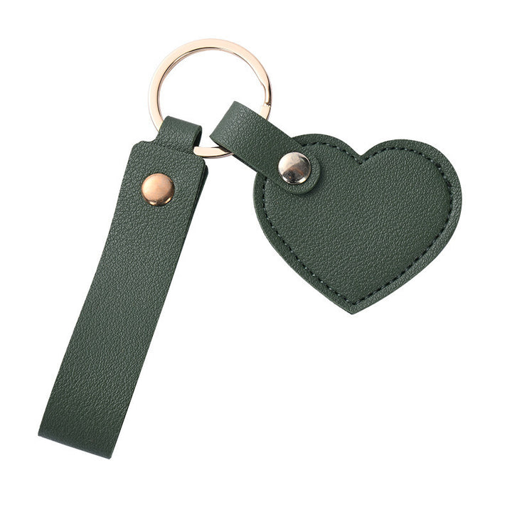 Women Keychain Bowlift Heart Shape Made of High-Quality Artificial Leather