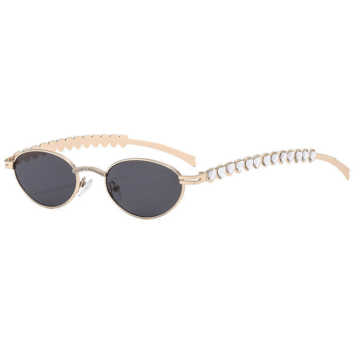 Women's fashionable sunglasses with decorative frame and stylish accents Bowlift