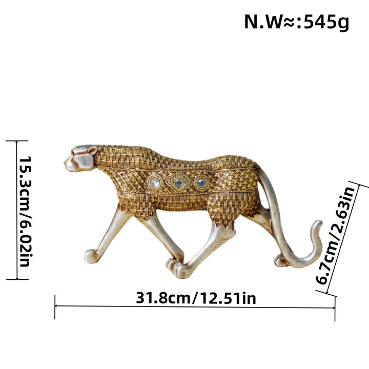 Elegant decorative figure of a panther Bowlift