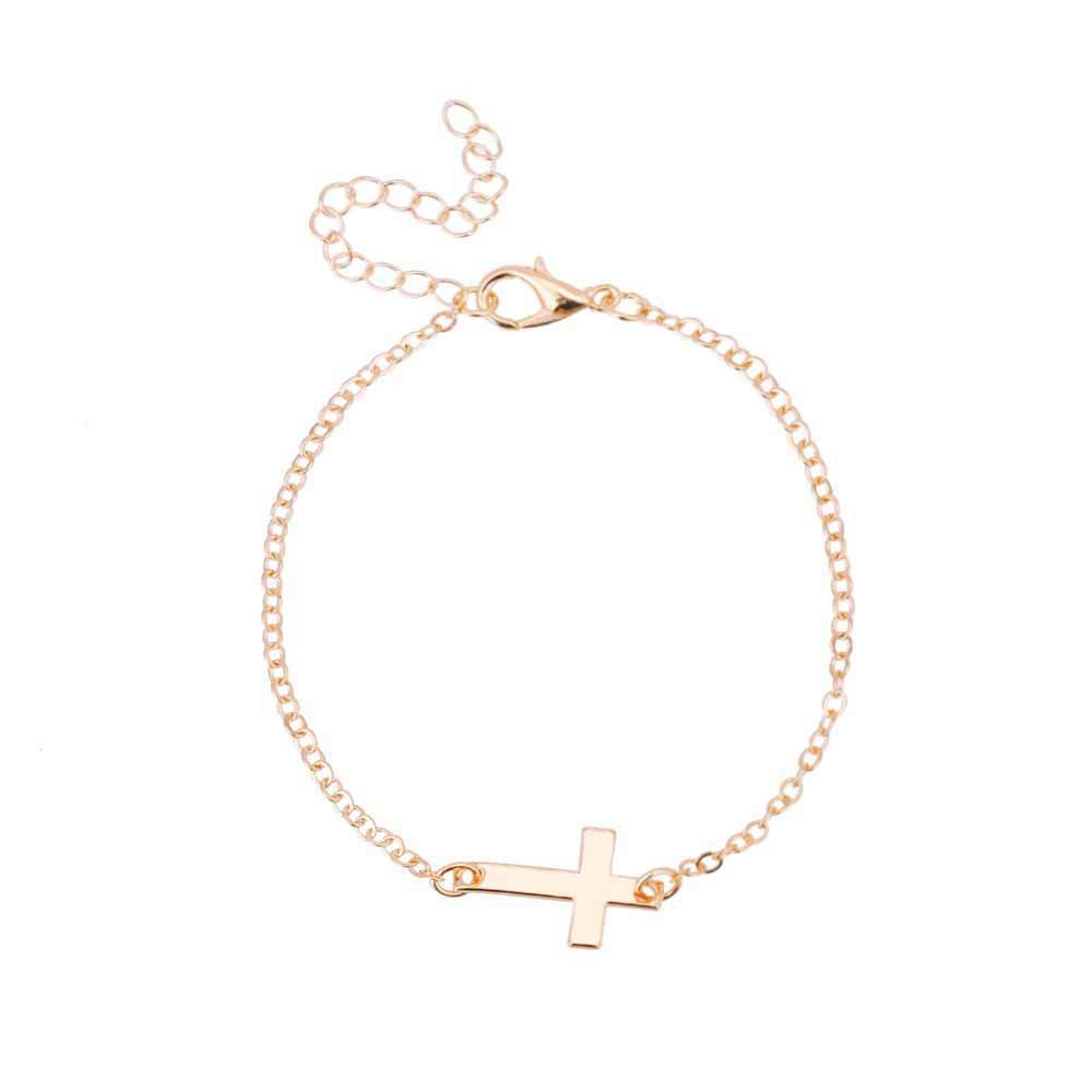 Minimalist Cross Bracelet Bowlift