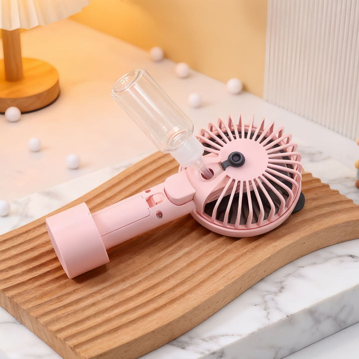 Ladies portable fan with spray function Bowlift